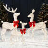 3-Piece Lighted Christmas Deer Set Outdoor Decor with 175 LED Lights - Thumbnail 1