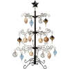Wrought Iron Christmas Tree Ornament Display w/ Easy Assembly, Stand - 3ft - Thumbnail 1