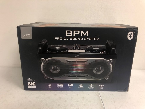 iLive BPM Pro DJ Sound System, E-Comm Return - Lot 31