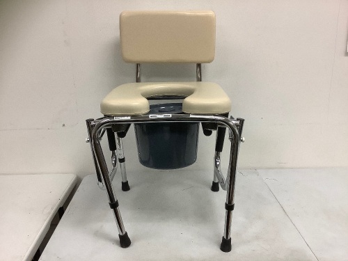 Medical Bedside Toilet, Front Legs are Bent, E-Commerce Return, Sold as is - Lot 39Y