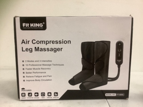 Air Compression Leg Massager, Works, E-Commerce Return, Sold as is - Lot 43
