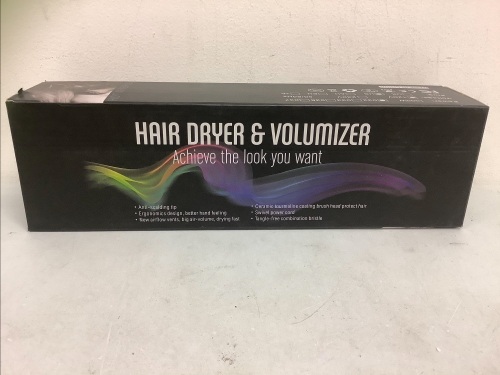 Hair Dyer & Volumizer, Powers Up, E-Commerce Return, Sold as is - Lot 49A