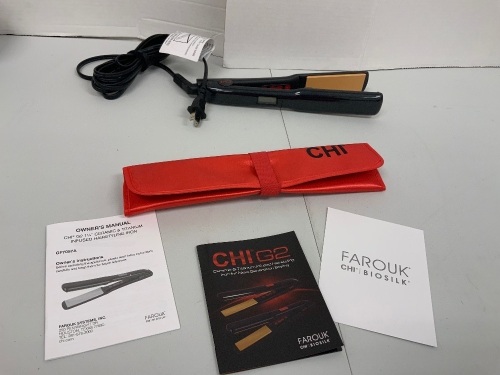 Chi G2 1 1/4" Hairstyling Iron, Powers up, E-Commerce Return, Sold as is - Lot 77Y
