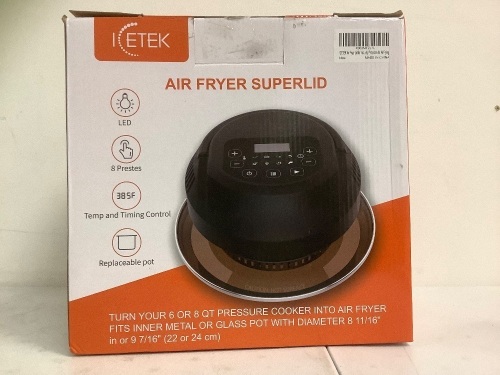 Air Fryer Superlid, Appears New - Lot 88Y