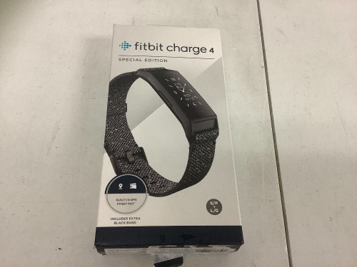 Fitbit Charge 4, Powers Up, E-Commerce Return, Sold as is - Lot 96Y