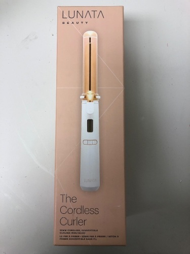 Lunata Cordless Curler, Works, E-Comm Return, Sold as is - Lot 100A