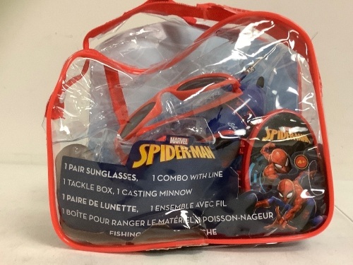Spiderman Kids Fishing Playset, Bucket is Cracked, E-Commerce Return, Sold as is - Lot 130