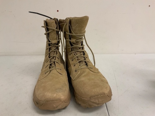 5.11 Tactical Side-Zip Work Boots for Men, 10, E-Commerce Return, Sold as is - Lot 150A