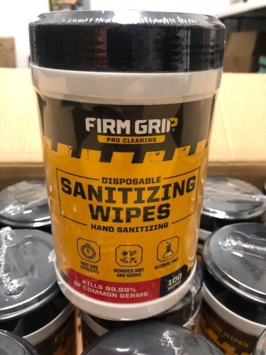 Lot of (2) Cases of Sanitizing Wipes, 15 Canisters per Case, New  - Lot 178A