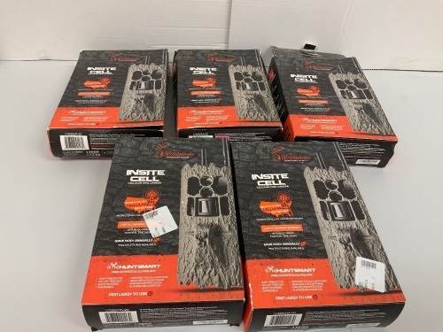 Lot of (5) WildGame Trail Cams, E-Comm Return - Lot 179