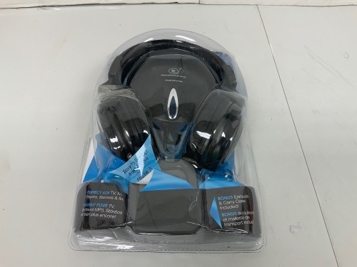 Innovative Technology - ITHW-858B Wireless Over-the-Ear Headphones, E-Comm Return - Lot 197