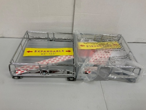 Pop It Set of 2 Metal Cabinet Organizers, E-Comm Return - Lot 208