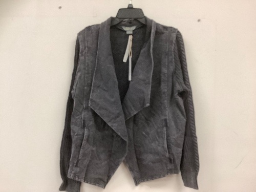 Natural Reflections Womens Denim Jacket w/ Sweater Sleeves, XL, E-Comm Return - Lot 293
