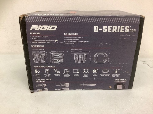 Rigid D-Series Pro Flood Lights, E-Comm Return - Lot 302