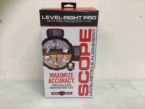 Level-Right Pro Scope Reticle Alignment, E-Commerce Return, Sold as is - Lot 311