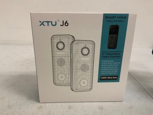 Smart Home Video Doorbell, E-Commerce Return, Sold as is - Lot 463Y