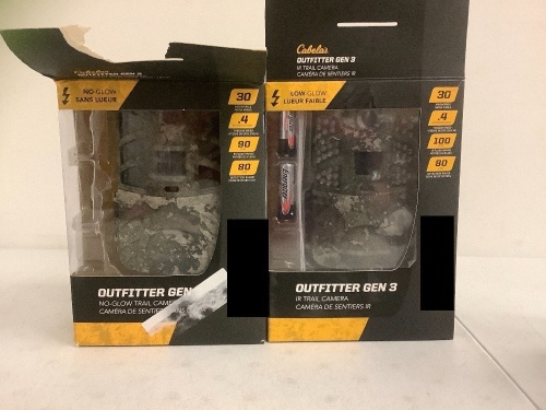 Lot of (2) Trail Cameras, E-Commerce Return, Sold as is - Lot 550