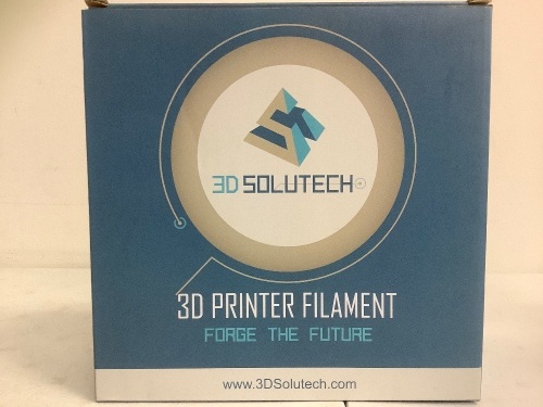 3D Solutech 3D Printer Filament, Appears New, Sold As Is - Lot 555