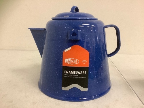 Enamelware Kettle, E-Commerce Return/Damaged, Sold as is - Lot 570