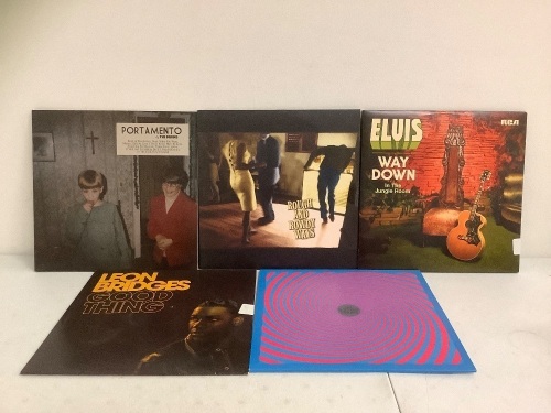 Lot of (5) Vinyl Records, Ecommerce Return, Sold As Is - Lot 584