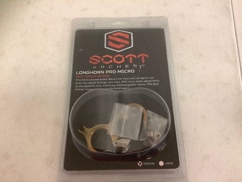 Scott Archery Bow Release, E-Commerce Return, Sold as is - Lot 601