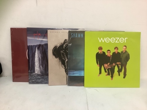 Lot of (5) Vinyl Records, E-Commerce Return, Sold as is - Lot 670Y