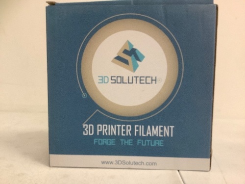 3D Solutech 3D Printer Filament, Appears New, Sold As Is - Lot 674