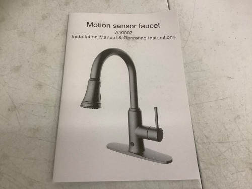 Motion Sensor Faucet, Appears New, Sold as is - Lot 682Y