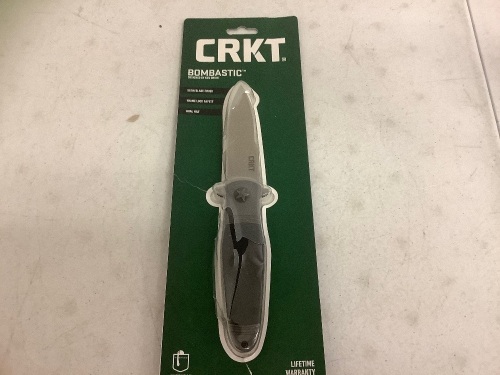 CRKT Bombastic Knife, Appears New, Sold as is - Lot 693