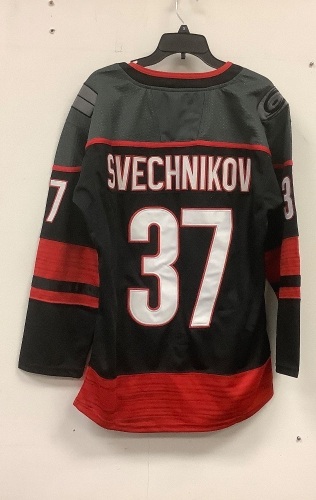 Carolina Hurricanes Svechnikov Hockey Jersey, M, E-Commerce Return, Sold as is - Lot 716Y
