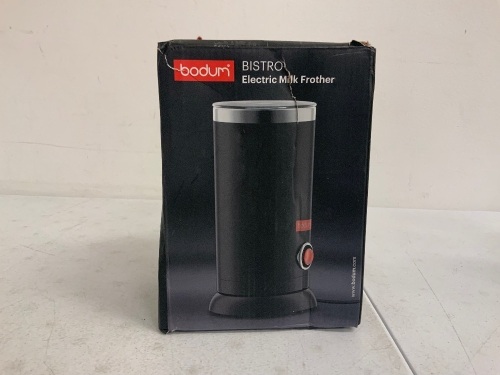 Bistro Electric Milk Frother, Works, E-Commerce Return, Sold as is - Lot 725Y