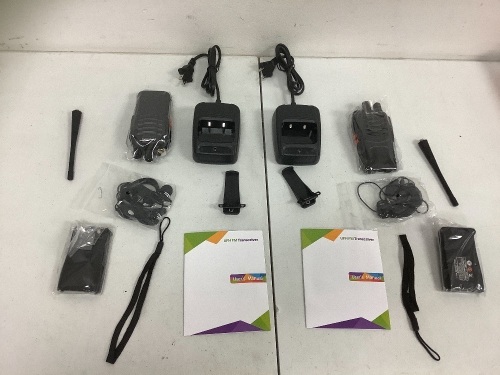 Arcshell Two Way Radios, E-Commerce Return, Sold as is - Lot 726Y