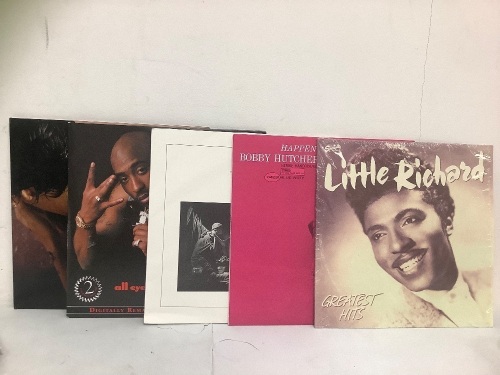 Lot of (5) Vinyl Records, E-Commerce Return, Sold as is  - Lot 728Y