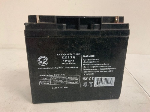 AJC Rechargeable Battery, E-Commerce Return, Sold as is - Lot 735Y