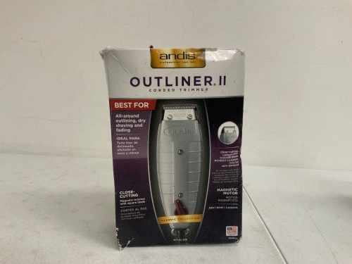 Andis Outliner 2 Trimmer, Works, E-Commerce Return, Sold as is - Lot 743Y