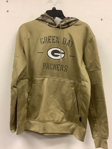 Green Bay Packers Rodgers Mens Hoodie, M, E-Commerce Return, Sold as is - Lot 751Y