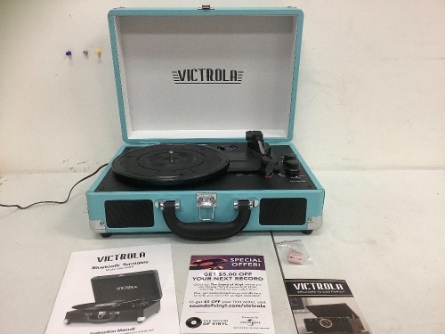 Victrola Bluetooth Turntable, E-Commerce Return, Sold as is - Lot 757Y