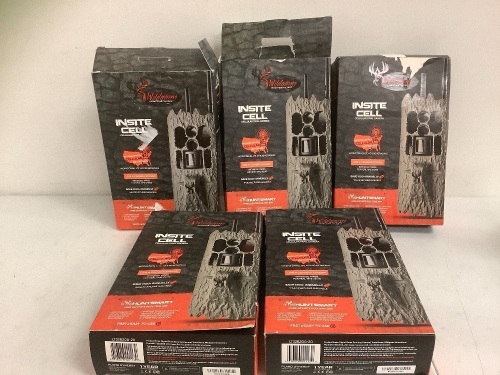Lot of (5) Wildgame Innovations Trail Cameras, E-Commerce Return, Sold as is - Lot 821