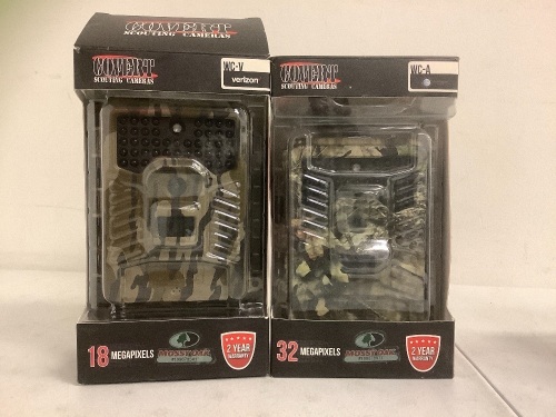 Lot of (2) Covert Trail Cameras, E-Commerce Return, Sold as is - Lot 825