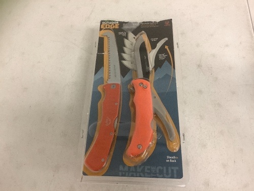 Outdoor Edge Razor-Pro Knife/Saw Folding Knife Combo, E-Commerce Return, Sold as is - Lot 826