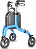 Soundfuse 3 Wheel Foldable Aluminum Rollator Walker - Thumbnail 1