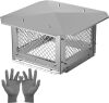 13" x 13" Stainless Steel Chimney Cap with Adjustable Spark Arrestor and Bolts - Thumbnail 1