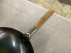 Craft Wok Traditional Hand Hammered Carbon Steel Wok with Wooden and Steel Helper Handle - Thumbnail 4