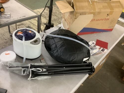 Portable Folding Steam Sauna Box - Lot 729JF