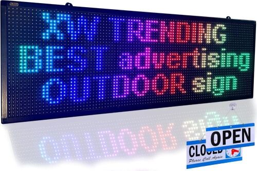 LED Scrolling Sign 40" x 14" - Lot 67JF