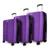 New York XPress 3 PC Hardside Expandable Luggage with Spinner Wheels, 20" 24" 28" - Thumbnail 1