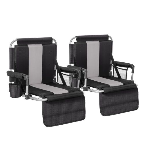 Alpha Camp Folding Stadium Seat, 2 Pack - Lot 718JF