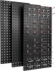 Heavy Duty Metal Pegboard Panel Wall Organizer with Hooks, 3 Pc - Thumbnail 1