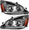Headlight Assembly Pair for 2003-2007 Honda Accord - Thumbnail 1
