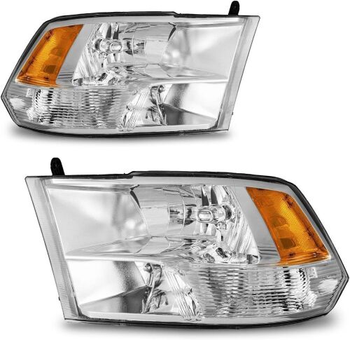 Headlight Pair for 2009-2018 Dodge Ram 1500, 2010-2018 Dodge Ram 2500/3500 - Lot 356